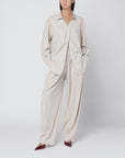 THE ANDAMANE Ivory Wendela oversized suit