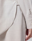 THE ANDAMANE Ivory Wendela oversized suit