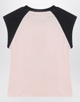 GANNI Pink T-shirt with logo print