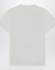 GANNI Ivory T-shirt with grape print