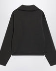 LEMAIRE Brown wool-blend zip sweater