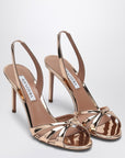 Aquazzura Tati 85 rose gold sandal