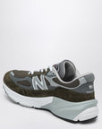 New Balance Low Made in USA 990v6 olive green trainer