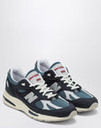 New Balance Navy blue/white sneaker Made in UK 991v2