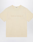 Wales Bonner Organic cotton light yellow T-shirt