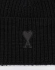 Ami Paris Ami de Coeur black wool hat