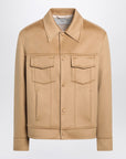 Ami Paris Beige wool trucker jacket