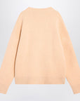 Ami Paris Light beige wool cardigan Ami De Coeur