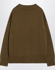 Ami Paris Ami De Coeur bronze cardigan