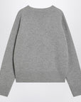 Ami Paris Grey Ami de Coeur sweater in wool and cashmere