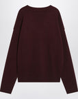 Ami Paris Cherry-coloured wool and cashmere sweater Ami De Coeur