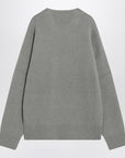 Ami Paris Grey wool blend sweater Ami De Coeur