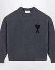 Ami Paris Dark grey Ami De Coeur sweater