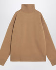 Ami Paris Camel Ami De Coeur turtleneck sweater