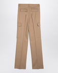Sportmax Caramel-coloured cargo trousers