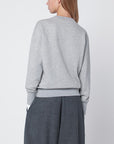DARKPARK Grey melange cashmere blend sweatshirt