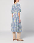 ETRO Flared midi dress with multi-coloured print