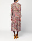 ETRO Long dress with Paisley print