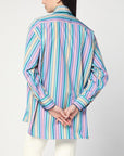 ETRO Multi-coloured striped cotton shirt