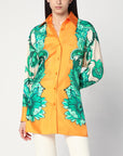 ETRO Floral print shirt with knotted detail