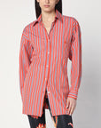 ETRO Striped shirt with knotted detail