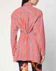 ETRO Striped shirt with knotted detail