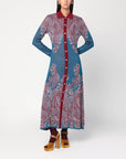 ETRO Multicolored cardigan long dress