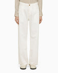 ETRO White denim baggy jeans
