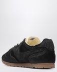 AUTRY Black Windspin sneakers in pony hair