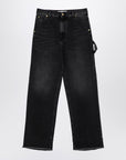 DARKPARK Wide black washed denim jeans