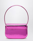 Diesel 1DR Iconic bag in mirrored fuchsia leather
