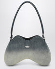 Diesel Double-D shoulder bag in denim