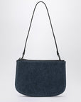 Diesel 1DR Twin shoulder bag in blue denim