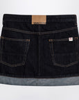 Semicouture Floriane miniskirt in dark denim