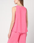 Semicouture Pink Prya viscose top