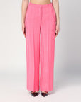 Semicouture Pink viscose Marlee trousers