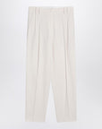 Brunello Cucinelli Ivory trousers in viscose