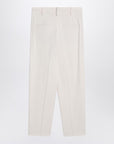 Brunello Cucinelli Ivory trousers in viscose