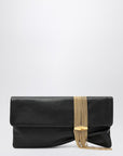 Jimmy Choo Black leather Zandra bag with gold pendant