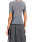 MRZ short-sleeved knit top for