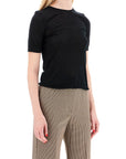 MRZ short-sleeved knit top for