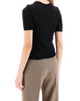 MRZ short-sleeved knit top for