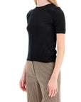 MRZ short-sleeved knit top for