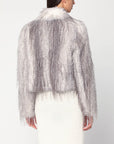 Giuseppe di Morabito Short gray eco fur