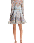 Zimmermann eden mini dress with belt