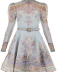 Zimmermann eden mini dress with belt