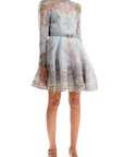 Zimmermann eden mini dress with belt