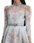 Zimmermann eden mini dress with belt