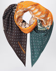 Ferragamo Silk scarf Madras print