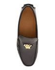 Versace la medusa leather loafers